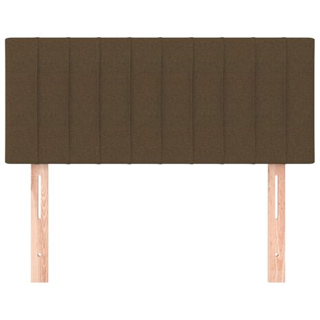Hoofdbord 80x5x78/88 cm stof donkerbruin 8720287150473 3