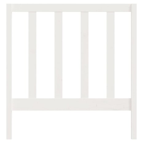 Hoofdbord 96x4x100 cm massief grenenhout wit 8720286947142 4