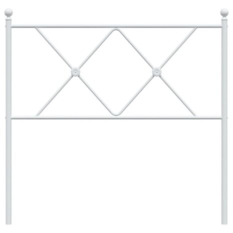 Hoofdbord 90 cm metaal wit 8721012374638 4