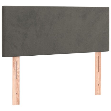 Hoofdbord 80x5x78/88 cm fluweel donkergrijs 8720287145837 2