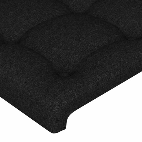 Hoofdbord 80x5x78/88 cm stof zwart 8720287152422 4