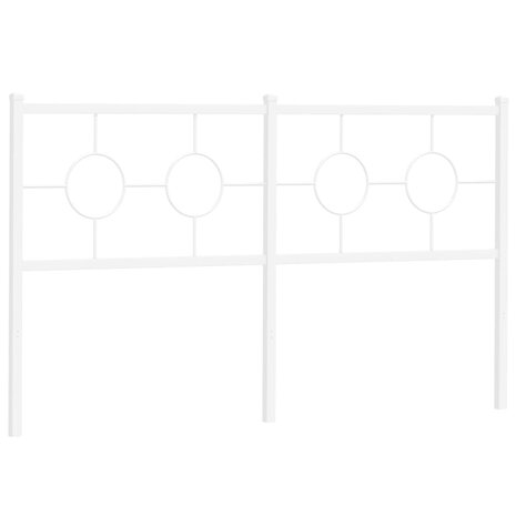 Hoofdbord 150 cm metaal wit 8721012306752 4