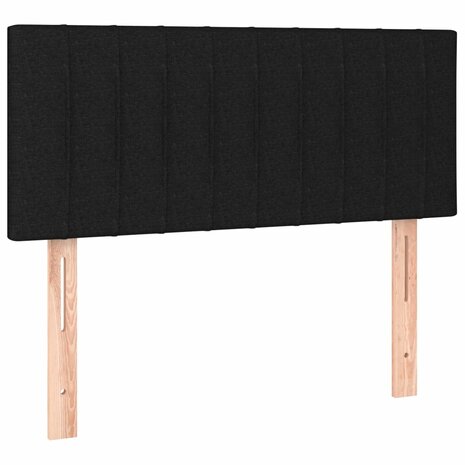 Hoofdbord 100x5x78/88 cm stof zwart 8720287150749 2