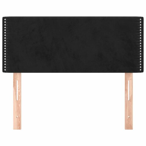 Hoofdbord 90x5x78/88 cm fluweel zwart 8720287147442 3