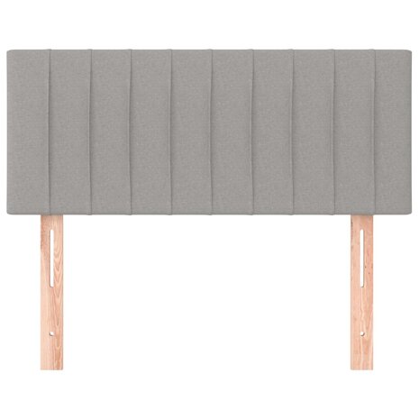 Hoofdbord 80x5x78/88 cm stof lichtgrijs 8720287150442 3