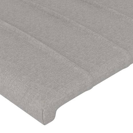 Hoofdbord 80x5x78/88 cm stof lichtgrijs 8720287150442 4