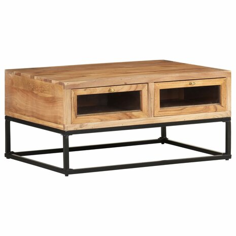 Salontafel 90x60x40 cm massief acaciahout 8720286066591 1