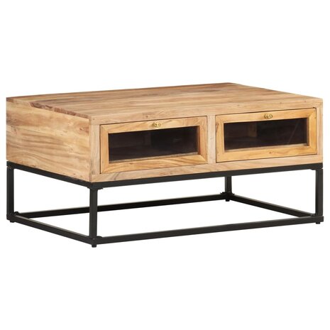Salontafel 90x60x40 cm massief acaciahout 8720286066591 8