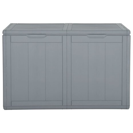 Tuinbox 180 L PP rattan grijs 8720286768037 2