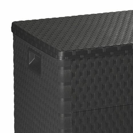 Tuinbox 120x56x63 cm polypropeen rattan antracietkleurig 8718475590491 7