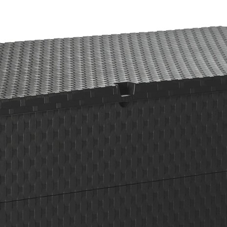 Tuinbox 120x56x63 cm polypropeen rattan antracietkleurig 8718475590491 9