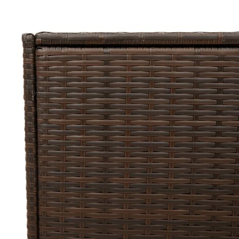 Tuinbox 283 L poly rattan bruin 8721012243552 9