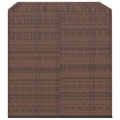 Tuinbox 100x97,5x104 cm polyetheen rattan bruin 8720286669341 2