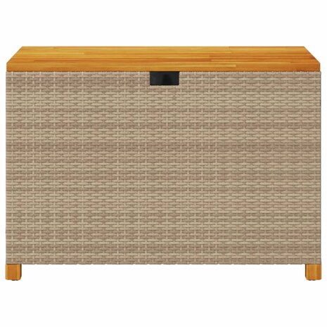 Tuinbox 110x55x63 cm poly rattan en acaciahout beige 8721012308237 4
