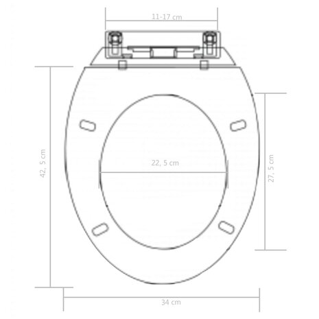 Toiletbril soft-close met quick-release ontwerp zwart 8719883596228 9