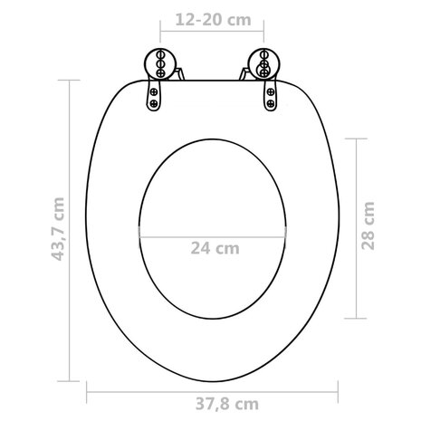 Toiletbril met deksel waterdruppel MDF blauw 8720286028513 9