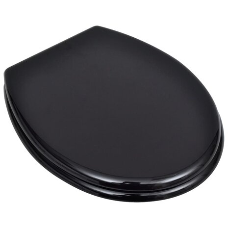 Toiletbrillen met deksels 2 st MDF zwart 8718475796879 2