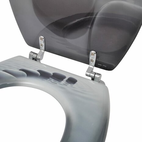 Toiletbrillen met deksels 2 st stenen MDF 8718475796893 6