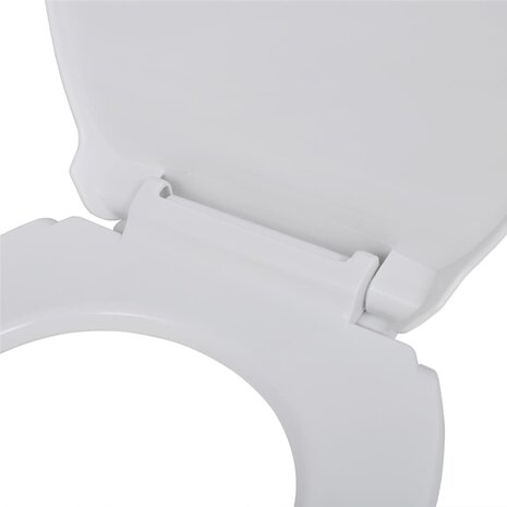 Toiletbrillen met soft-close deksels 2 st kunststof wit 8718475797067 5