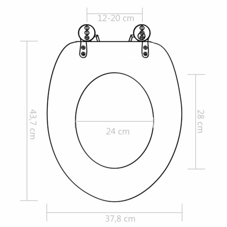 Toiletbrillen 2 st met soft-close deksels MDF New York ontwerp 8719883691640 10