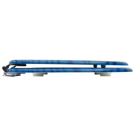 Toiletbrillen met deksel 2 st waterdruppel MDF blauw 8720286084106 4