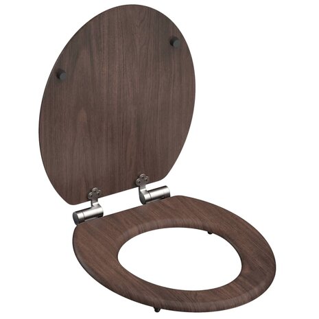 SCHÜTTE Toiletbril met soft-close DARK WOOD MDF 4008431801933 2