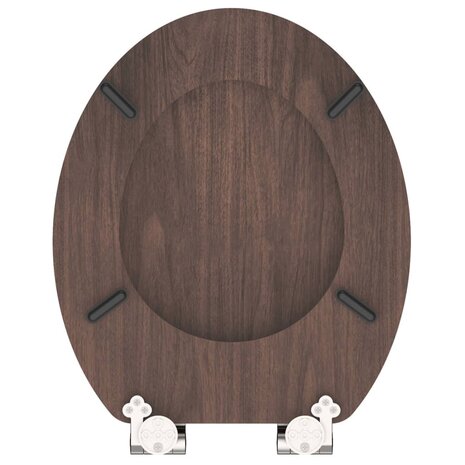 SCHÜTTE Toiletbril met soft-close DARK WOOD MDF 4008431801933 5