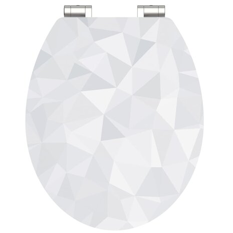SCHÜTTE Toiletbril met soft-close DIAMOND MDF hoogglans 4008431805450 1