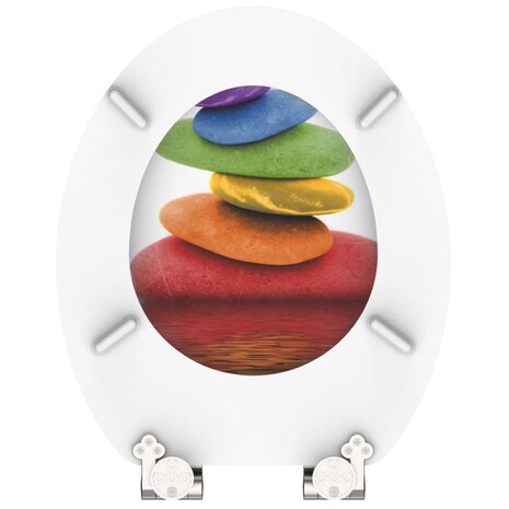 SCHÜTTE Toiletbril met soft-close COLORFUL STONES 4008431801209 4