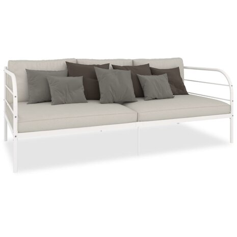 Bedbankframe metaal wit 90x200 cm 8719883989464 2