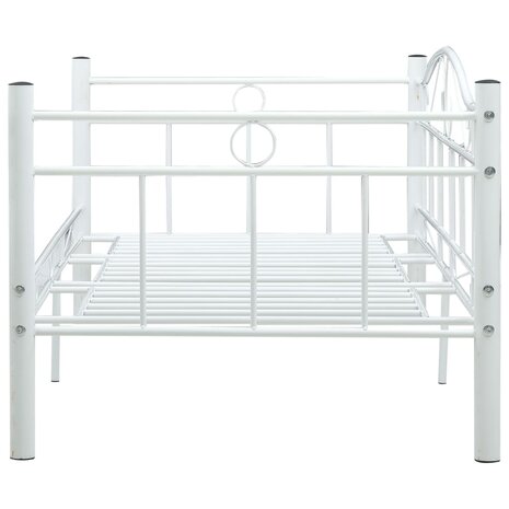 Bedbankframe metaal wit 90x200 cm 8719883733951 4
