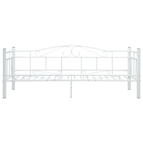 Bedbankframe metaal wit 90x200 cm 8719883733951 5