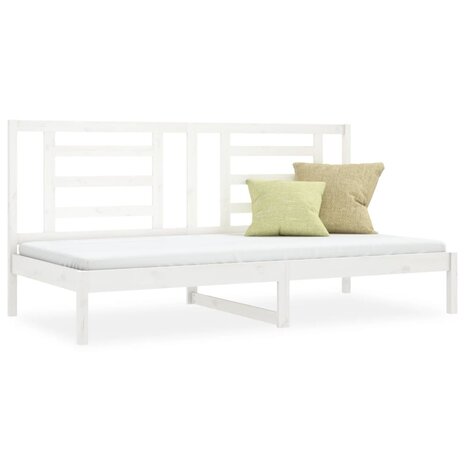 Slaapbank 80x200 cm massief grenenhout wit 8720287091097 2