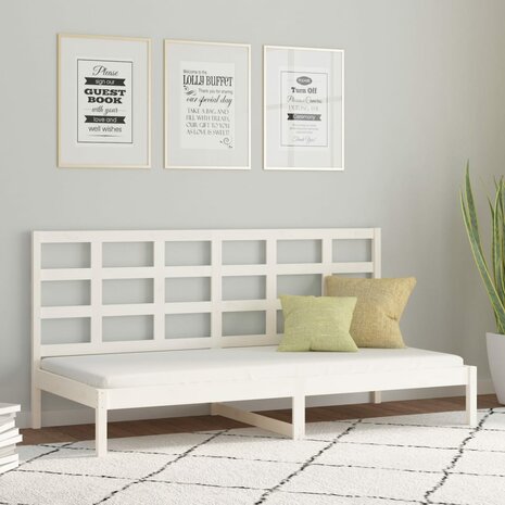 Slaapbank 80x200 cm massief grenenhout wit 8720287092490 1