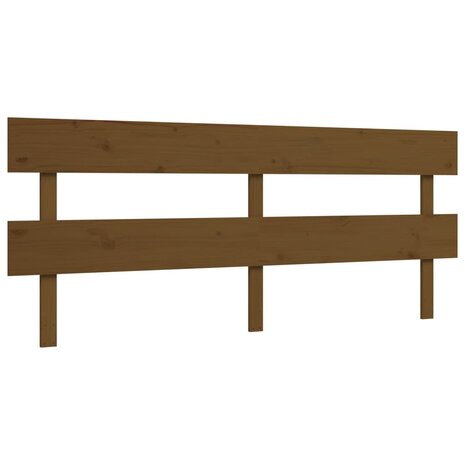 Seniorenbed met hoofdbord massief hout honingbruin 200x200 cm 8720845405441 8