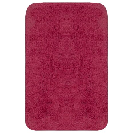 Badmattenset stof fuchsia 3-delig 8718475603467 2