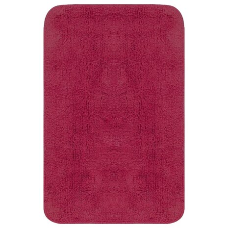 Badmattenset stof fuchsia 2-delig 8718475603542 2