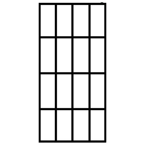 Inloopdouchewand 90x195 cm mat gehard glas 8719883735283 3