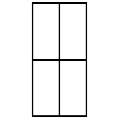 Inloopdouchewand 100x195 cm mat gehard glas 8719883735344 3