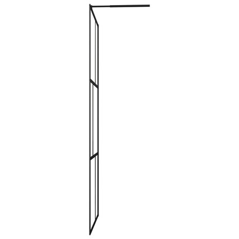 Inloopdouchewand 100x195 cm gehard glas zwart 8720286288641 4