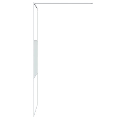Inloopdouchewand 80x195 cm transparant ESG-glas wit 8720287052173 4