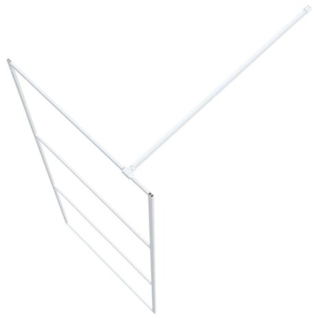 Inloopdouchewand 80x195 cm transparant ESG-glas wit 8720287052173 5