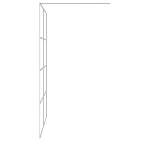 Inloopdouchewand 140x195 cm transparant ESG-glas zilverkleurig 8720287052364 4