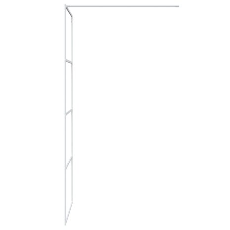 Inloopdouchewand 80x195 cm transparant ESG-glas wit 8720287052371 4