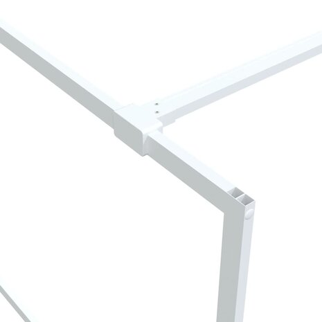 Inloopdouchewand 80x195 cm transparant ESG-glas wit 8720287052371 6