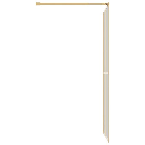 Inloopdouchewand transparant 80x195 cm ESG-glas goudkleurig 8720845941925 4