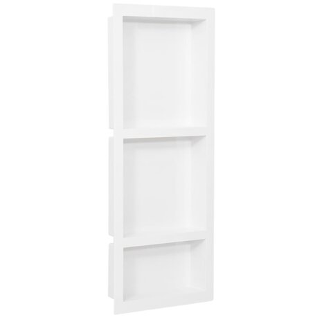 Douchenis met 3 vakken 41x99x9 cm matwit 8720286802861 1