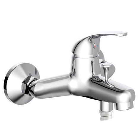 SCHÜTTE Badmengkraan ATHOS chroomkleurig 4008431770307 2