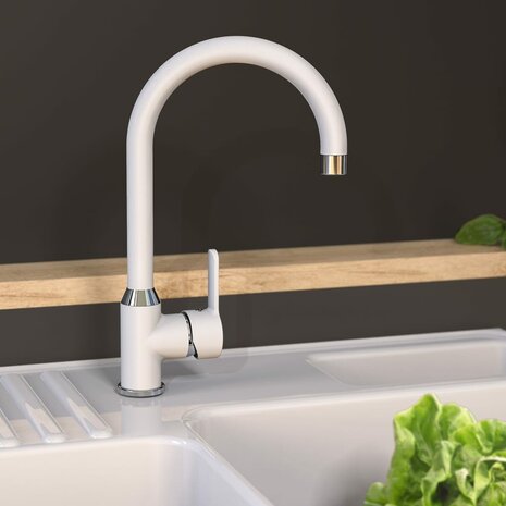 EISL Keukenmengkraan DIZIANI chroomkleurig wit 9002560793867 5