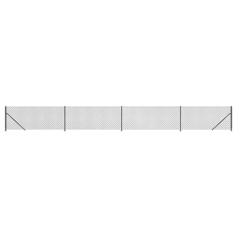 Gaashek met flens 0,8x10 m antracietkleurig 8720845771980 2
